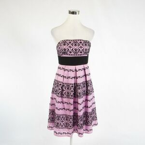 Lavender HELEN WANG empire waist dress 6